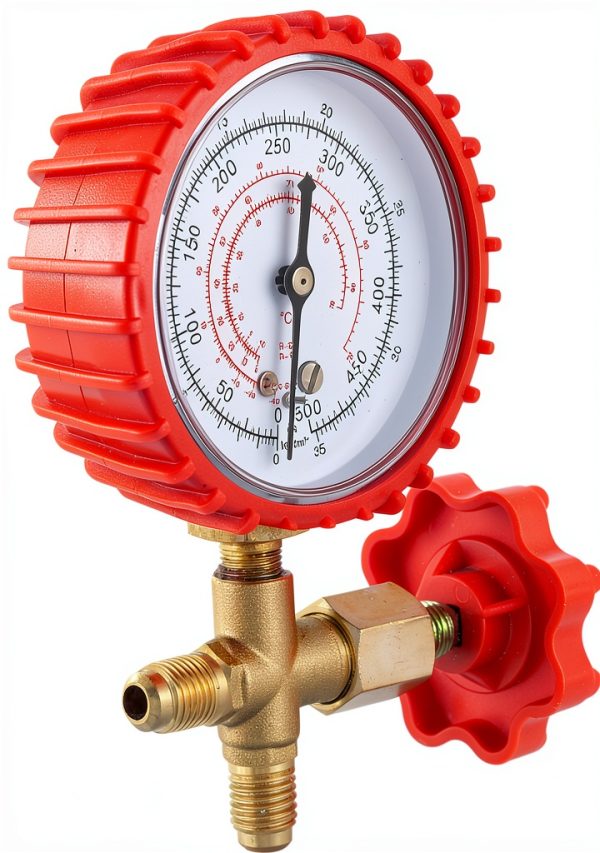 Pasuihcay Automotive Air Conditioner Manifold Gauge Red &-3