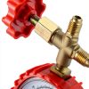 Pasuihcay Automotive Air Conditioner Manifold Gauge Red &-7