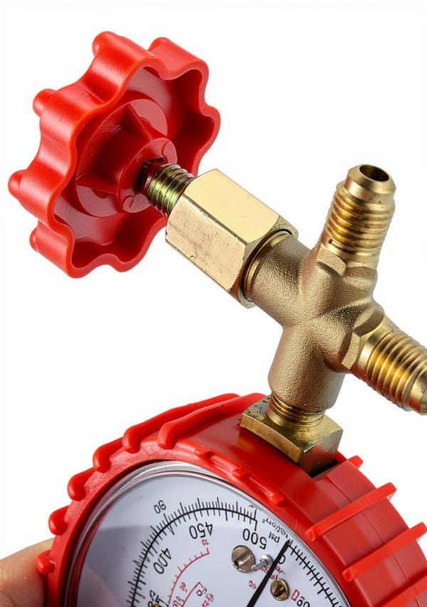 Pasuihcay Automotive Air Conditioner Manifold Gauge Red &-7