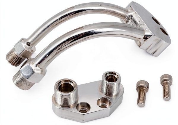Tektall A/C Compressor Curved Manifold for Sanden SD7B10-3