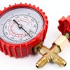 Pasuihcay Automotive Air Conditioner Manifold Gauge Red &-2