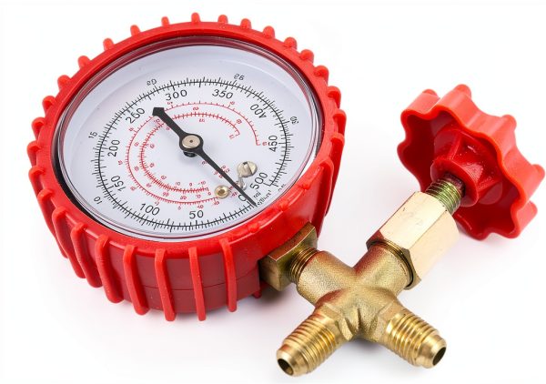 Pasuihcay Automotive Air Conditioner Manifold Gauge Red &-2