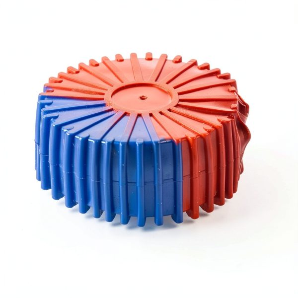 PATIKIL Rubber Manifold Gauge Cover Red Blue-0