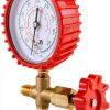Pasuihcay Automotive Air Conditioner Manifold Gauge Red &-4