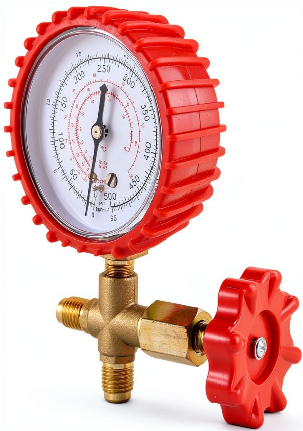 Pasuihcay Automotive Air Conditioner Manifold Gauge Red &-4