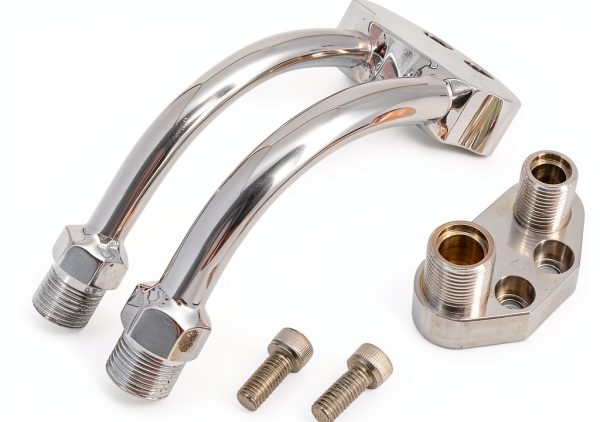 Tektall A/C Compressor Curved Manifold for Sanden SD7B10-4