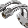 JEGS Aluminum Chrome Plated A/C Manifold-2
