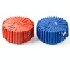 PATIKIL Rubber Manifold Gauge Cover Red Blue-2