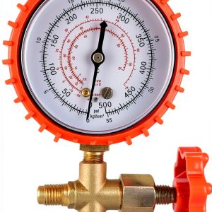 Pasuihcay Automotive Air Conditioner Manifold Gauge Red &-0