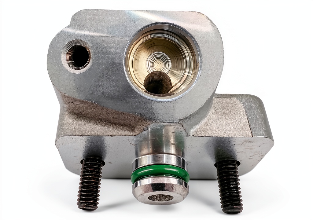 Installing RY AC Compressors A/C Compressor Manifold for Automotive on a garage workbench