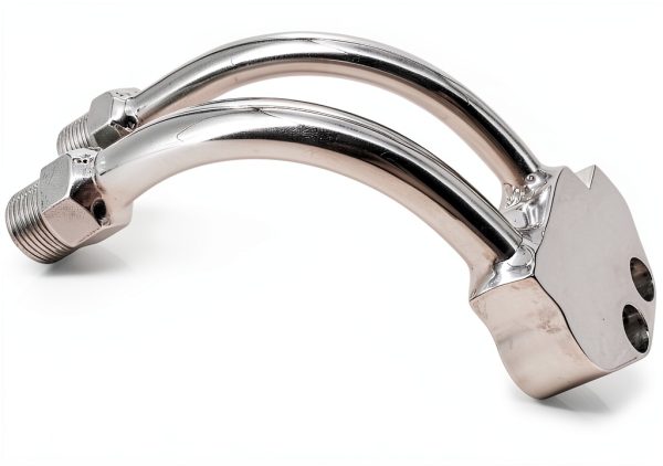 Tektall A/C Compressor Curved Manifold for Sanden SD7B10-7