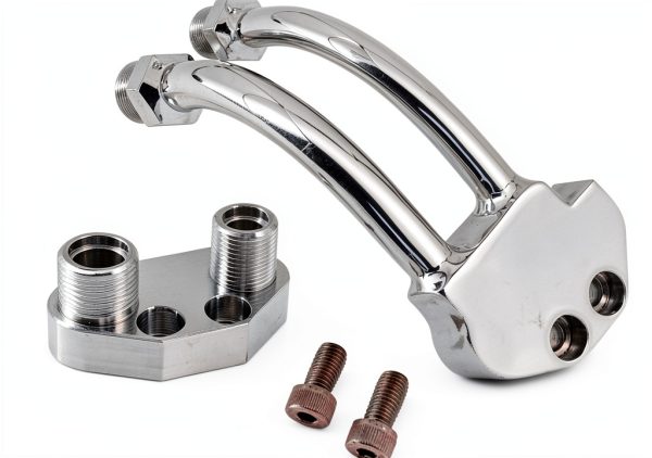 Tektall A/C Compressor Curved Manifold for Sanden SD7B10-1