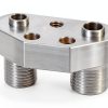Tektall A/C Compressor Curved Manifold for Sanden SD7B10-6