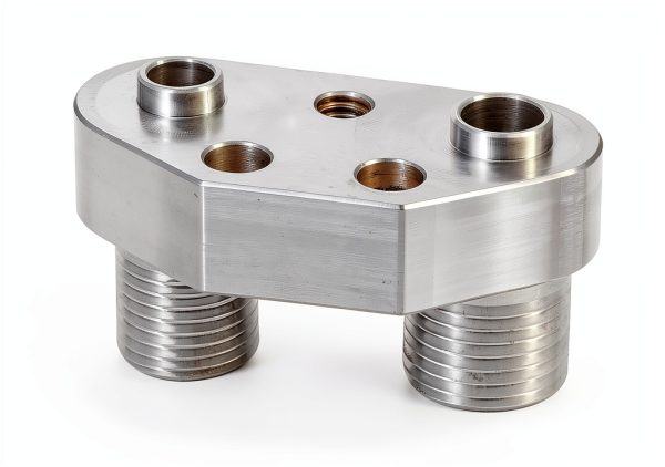 Tektall A/C Compressor Curved Manifold for Sanden SD7B10-6
