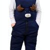 CozyKids Fleece Overalls Warm Adjustable Snowsuit for Babies-0