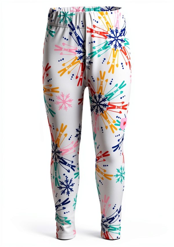 Obermeyer Unisex Ski Snow Pants - White Multi-Color Skiflake, X-Large-0