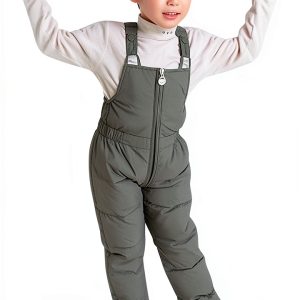 KidCo Toddler Snow Pants Water-Resistant Fleece-Lined 2-3T Green-0