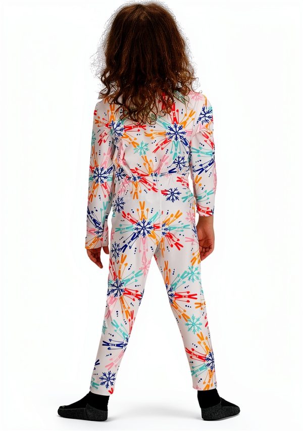 Obermeyer Unisex Ski Snow Pants - White Multi-Color Skiflake, X-Large-6