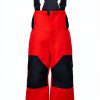 Obermeyer Snow Bib Pants Boys Red Size 1 Polyester Fleece Waist-3
