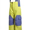 Obermeyer Boys Snow Bib Pants 65037 Yellow Chameleon Size 4-4