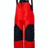Obermeyer Snow Bib Pants Boys Red Size 1 Polyester Fleece Waist-4