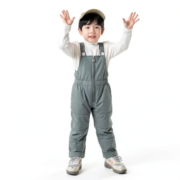 KidCo Toddler Snow Pants Water-Resistant Fleece-Lined 2-3T Green-2