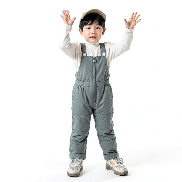 Generic Girls Snow Bibs Waterproof Fleece Lining Fit BvrwJD1QX-2
