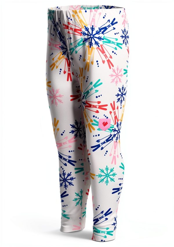 Obermeyer Unisex Ski Snow Pants - White Multi-Color Skiflake, X-Large-1