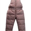 Generic Boys Girls Winter Down Snow Pants 3-4T Pink & Green-0