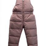 Generic Boys Girls Winter Down Snow Pants 3-4T Pink & Green-0