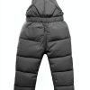 Generic Girls Snow Bibs Waterproof Fleece Lining Fit BvrwJD1QX-3