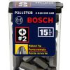 Bosch Impact Tough Phillips Insert Bit 1in 15-Piece Set-2