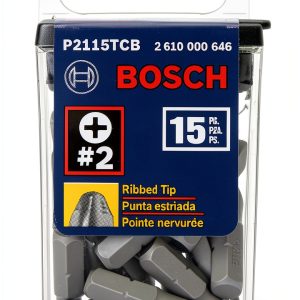 Bosch Impact Tough Phillips Insert Bit 1in 15-Piece Set-0