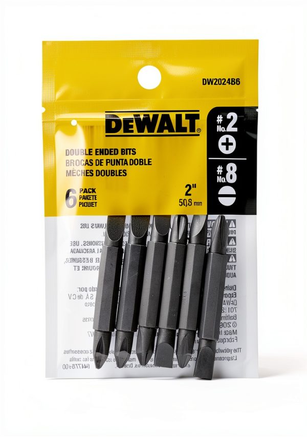 DEWALT Screwdriver Set, #2 Phillips / No. 8 Slotted Double Ended Bit, 6-Pack (DW2024B6)-3