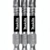 Makita E-00876 Impact XPS T30 Torx Bit, 2" Power Bit 3/Pk-0