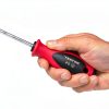 TEKTON #3 Phillips Screwdriver 4 in Shank Soft Grip Red Hand Tool-1