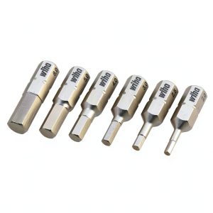 Wiha 71397 6 Piece Hex Insert Bit Set - Metric-0