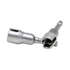 Hex Shank Wing Nut Driver Socket - Butterfly Adapter for Drill, Silver-4