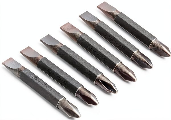 DEWALT Screwdriver Set, #2 Phillips / No. 8 Slotted Double Ended Bit, 6-Pack (DW2024B6)-1