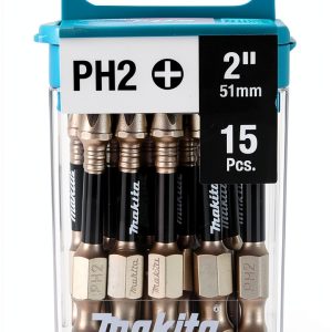 Makita E-01046 Impact XPS™ #2 Phillips 2" Power Bit, 15/pk-0
