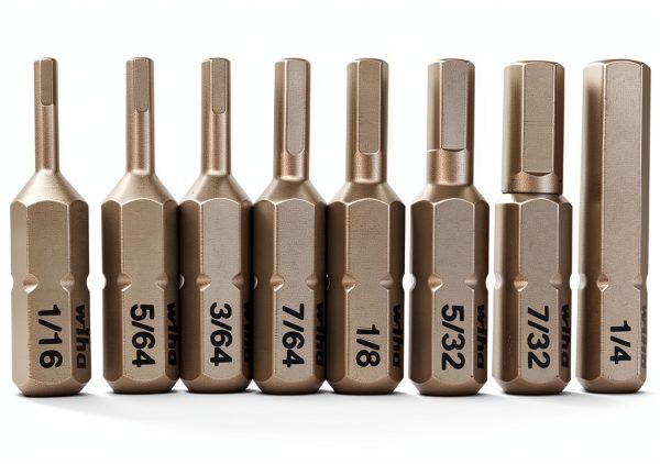 Wiha 72596 10 Piece Bit Set Hex Inch-0
