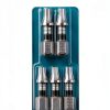 Makita Impact XPS™ T20 Torx 1" Insert Bit, 5 Pack, Nickel Finish-2