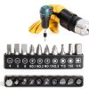FAWAIKTU Flexible Drill Bit Extension Set 24pcs 105 Angle Black-5