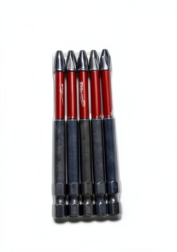 MILWAUKEE ELECTRIC TOOL 48-32-4564 Shockwave 3-1/2" Power Bit Phillips #2 5 Pack-1