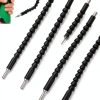 FOUUAAOOU Flexible Drill Bit Extension 4 Pack 11.6in Black Bendable-6