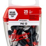 Milwaukee Shockwave Impact Duty Bit #2 Phillips OAL 1" 25 Count-0