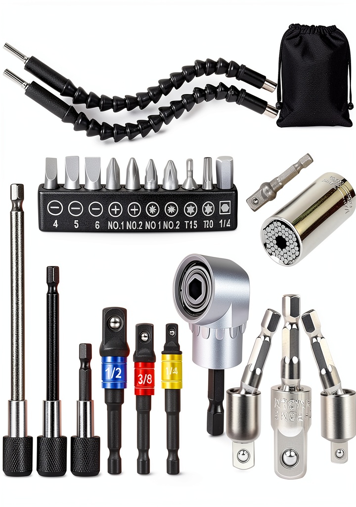 Product front view showing all components