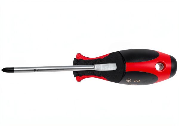 TEKTON #3 Phillips Screwdriver 4 in Shank Soft Grip Red Hand Tool-4