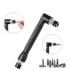 Flexible Drill Bit Extension, 11.6 Inch Super Bit Screwdriver Kit, Manual 90 Right Angle Drill Attachment, 1/4 Flexible for Drill, Screwdriver Bit Set-2