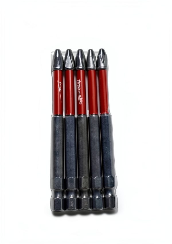 MILWAUKEE ELECTRIC TOOL 48-32-4564 Shockwave 3-1/2" Power Bit Phillips #2 5 Pack-3